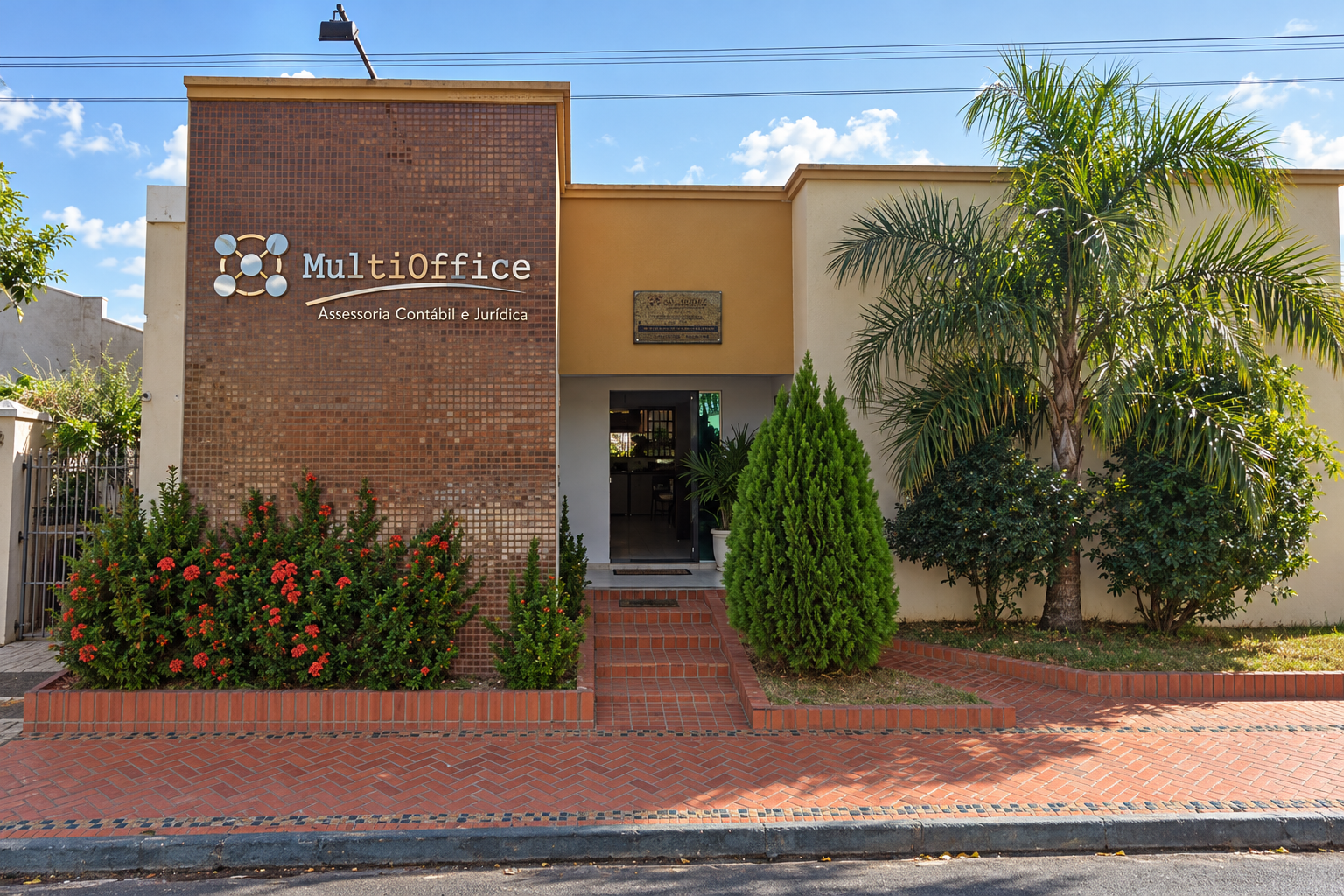 Fachada da MultiOffice Assessoria Contábil e Jurídica em Votuporanga-SP